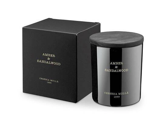 Cereria Molla - Świeca XL 600 gr. Amber and Sandalwood