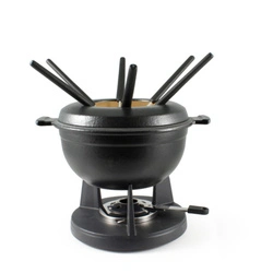 SWISSMAR - SWISSMAR Fondue LUCERNE, żeliwo, czarny