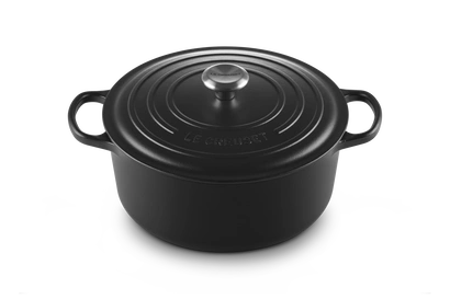 Le Creuset - garnek żeliwny emaliowany Signature 28 czarny