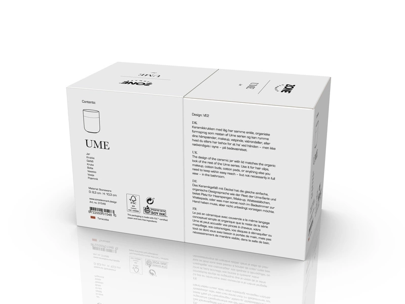 Zone Denmark - Pojemnik z pokrywą Ume Terracotta