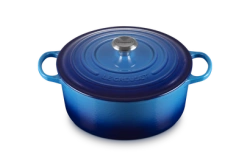 Le Creuset - garnek żeliwny emaliowany Signature 28 azure