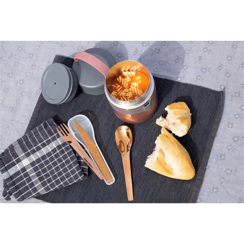 Lurch - pojemnik termiczny, śred. 10,5 x 18,5 cm, 0,5 l, różowe złoto Iso-Pot 2.0