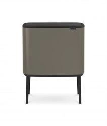 Brabantia - kosz na śmieci Bo Touch Bin 34L (23+11) platynowy