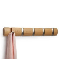 Umbra - wieszak z haczykami Flip  jasny