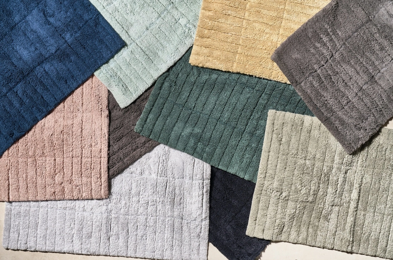 Zone Denmark - Dywanik łazienkowy 50 x 80 cm Tiles Taupe