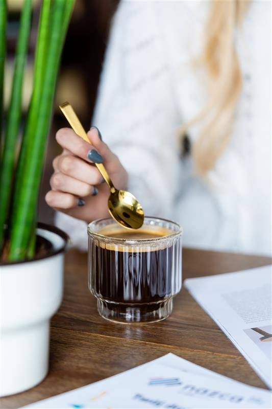 Vialli Design - 2 pucharki do deserów z podwójną ścianką 260ml Lungo