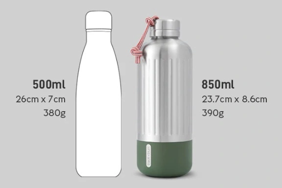 Black + Blum - Butelka stalowa EXPLORER 850ml. oliwkowa