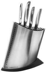 Global - Komplet 4 noży SAI w stalowym bloku GKB-52CB