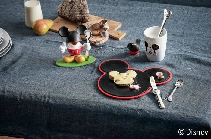 WMF - Kieliszek na jajko z łyżeczką, Myszka Miki