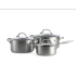 GreenPan - Zestaw garnków z pokrywkami Geneva 3-ply