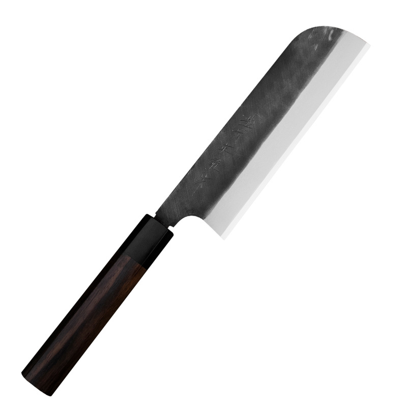 Hideo Kitaoka -  Shirogami Black Oktagon Nóż Kamagata Usuba 18 cm