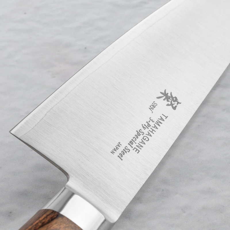 Tamahagane - San Brown VG-5 Nóż Kengata 19,5 cm