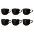 Seltmann - LIBERTY VELVET BLACK Zestaw 6 filiżanek do kawy 260 ml