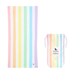 Dock & Bay - Ręcznik plażowy, szybkoschnący - Unicorn Waves XL 200x90cm