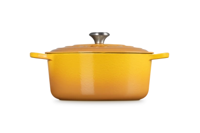 Le Creuset - garnek żeliwny emaliowany Signature 28 nectar