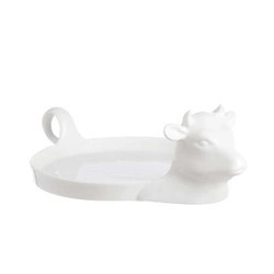 La Porcellana Bianca - naczynie do serwowania krowa Fattoria