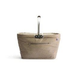 Sagaform - kosz termiczny Nautic, 46 x 21 x 28 cm, beżowy Outdoor