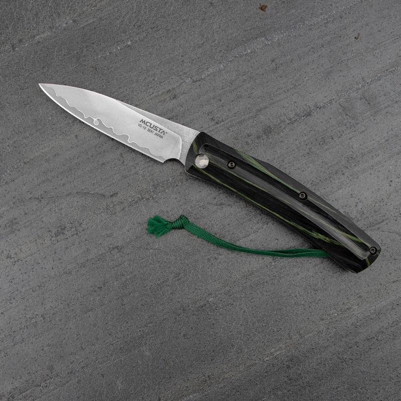 Mcusta - Friction Folder Czarno-zielony VG-10 7,5 cm