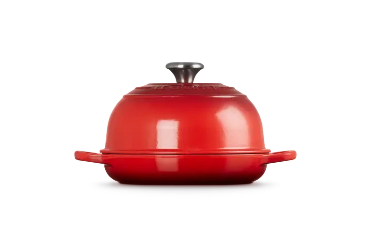 Le Creuset - garnek żeliwny do pieczenia chleba wiśniowy