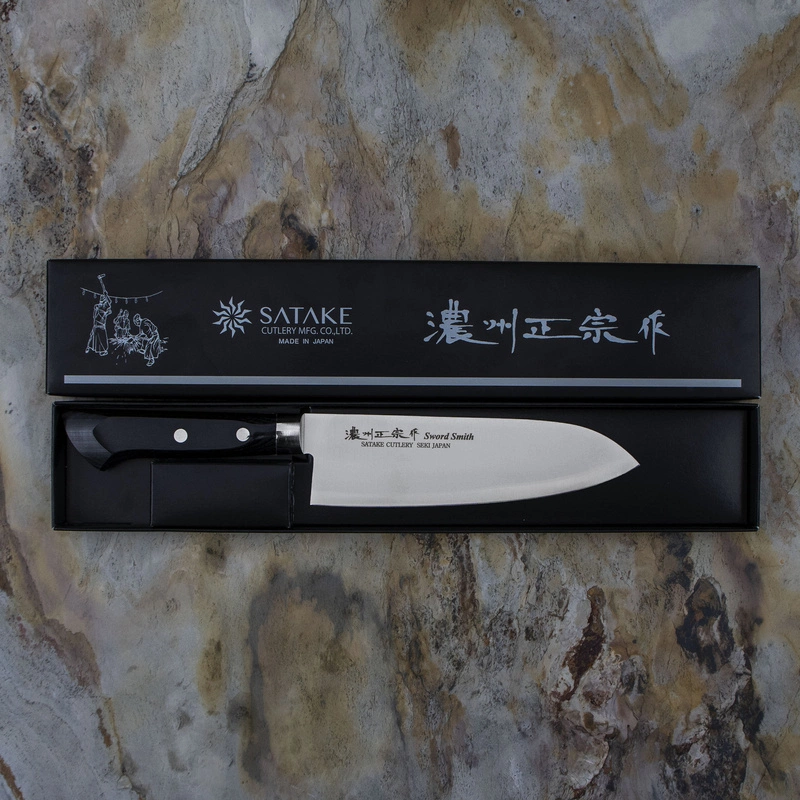 Satake - Unique Aogami#2 Nóż Santoku 17 cm