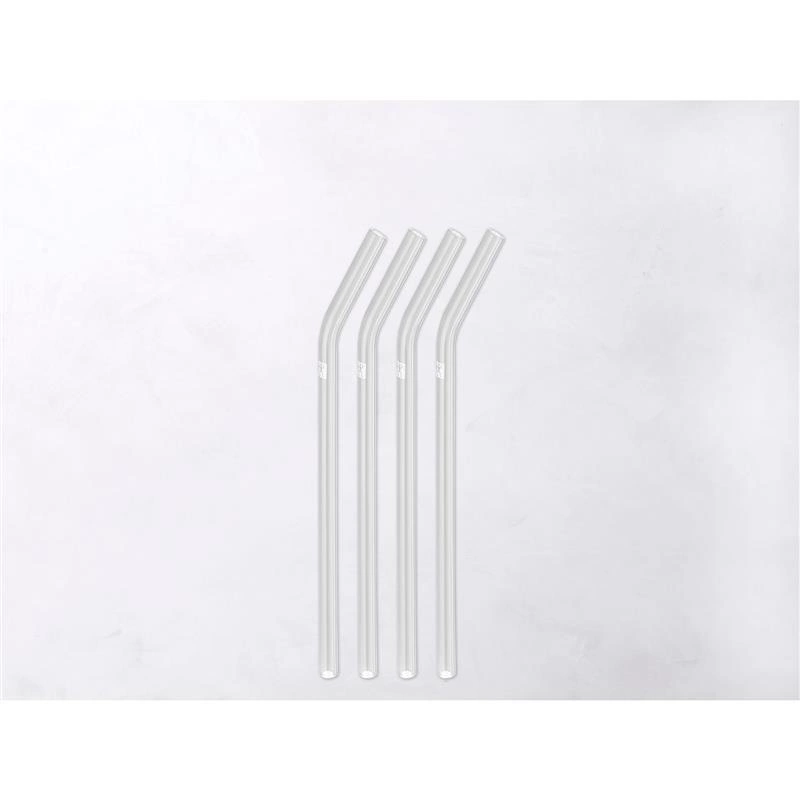 Zwilling - zestaw 4 słomek zakrzywionych białe Sorrento