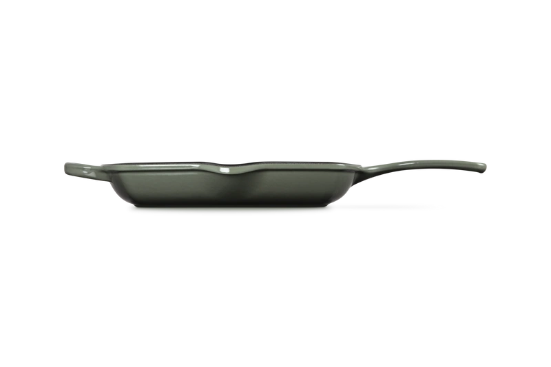 Le Creuset - patelnia żeliwna grillowa z dwoma uchwytami 26 cm thyme