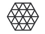 Zone Denmark - Podkładka pod naczynia Triangles L16 czarna