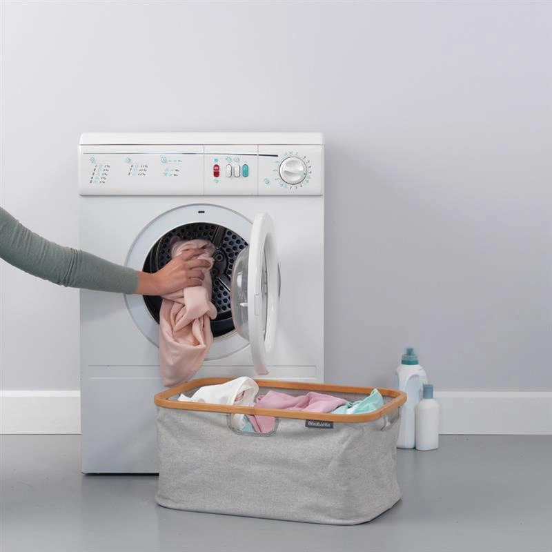 Brabantia - Składany kosz na pranie 40L szary