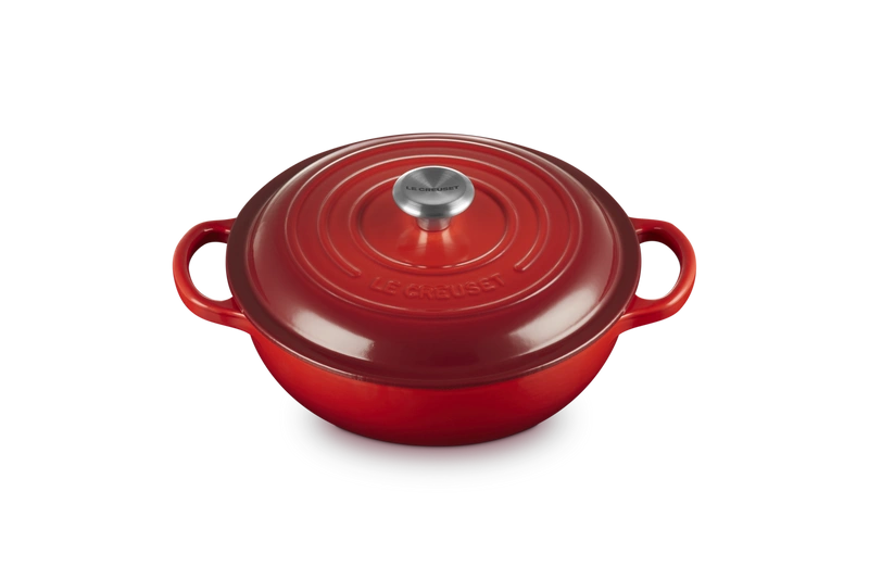 Le Creuset - garnek żeliwny do gulaszu 2,2 l 22 cm wiśniowy