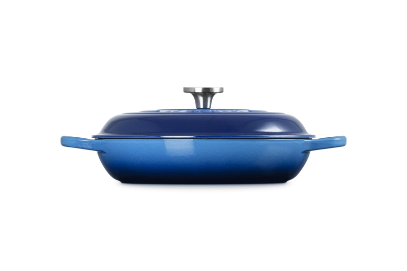 Le Creuset - garnek Gourmet Profesjonalny żeliwny 30 cm 3,5 l azure