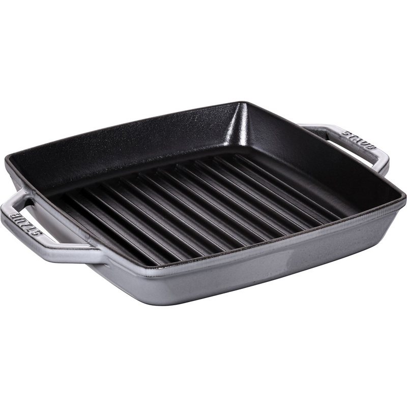 Staub - patelnia żeliwna kwadratowa 23 cm szara