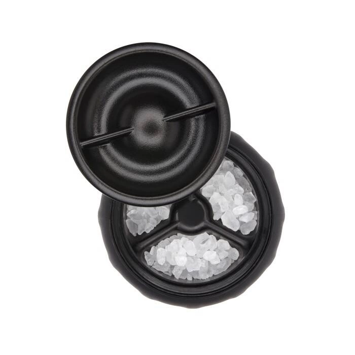 OXO - Młynek do soli stalowy, czarny, Good Grips