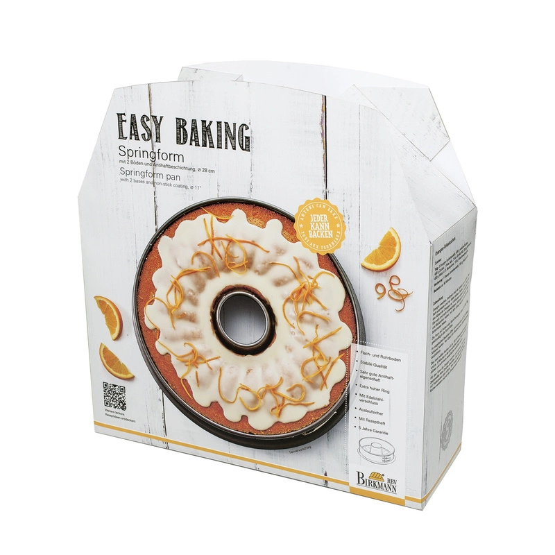 Birkmann - Tortownica - dwa rodzaje dna - EASY BAKING - 28 cm