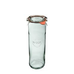 WECK - Słoik Zylinder 600 ml z z pokrywką, uszczelką i 2 zapinkami - 6 szt