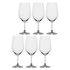 La Porcellana Bianca - zestaw 6 kieliszków do wina Bordeaux 620 ml Novello