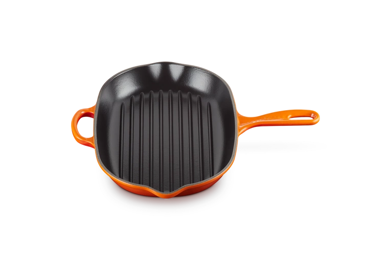 Le Creuset - patelnia żeliwna grillowa 32 cm Płomienna
