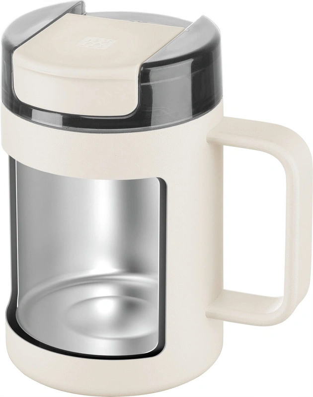 Zwilling - THERMO PLUS Kubek termiczny z uchwytem - 380 ml, kremowy