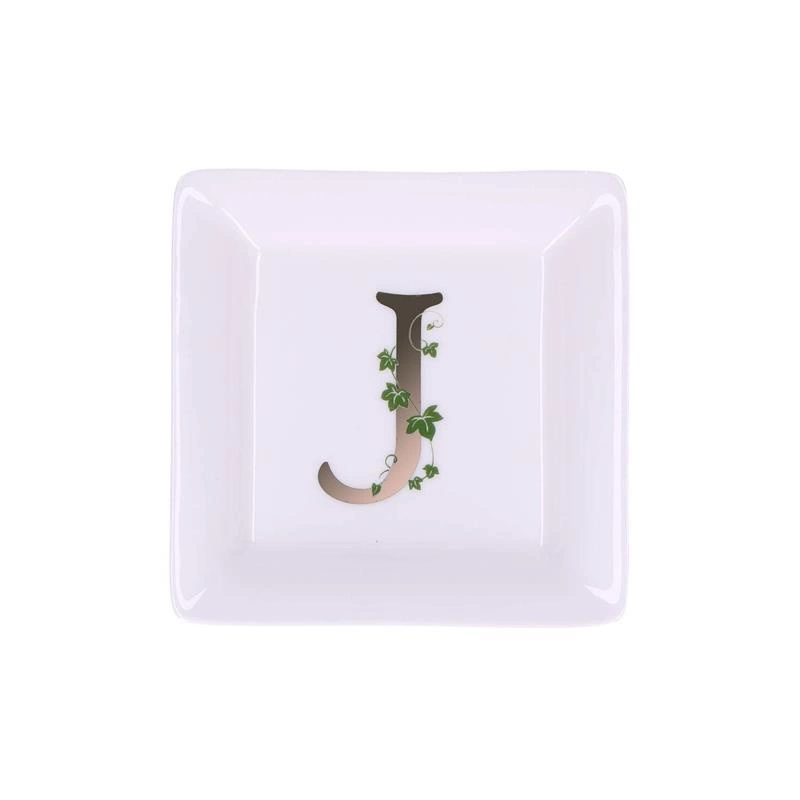 La Porcellana Bianca - talerzyk kwadratowy 10 cm, Wzór J Adorato