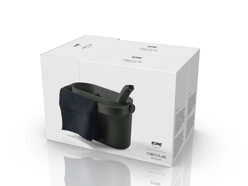 Zone Denmark - Organizer do zlewu 3 el. Circular Black