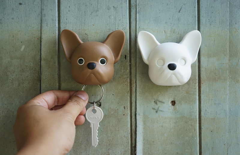 Qualy - Wieszak na klucze Frenchy biały