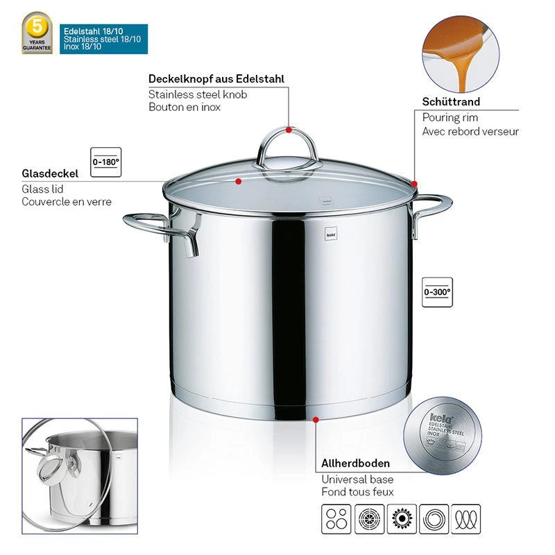 Kela - Garnek z pokrywką 8,5 l Cailin