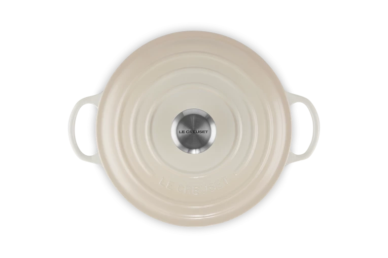 Le Creuset - La Marmite garnek żeliwny rodzinny meringue 26 cm
