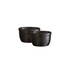 Emile Henry - Zestaw dwóch miseczek do zapiekania typu ramekin - N°9 - czarny