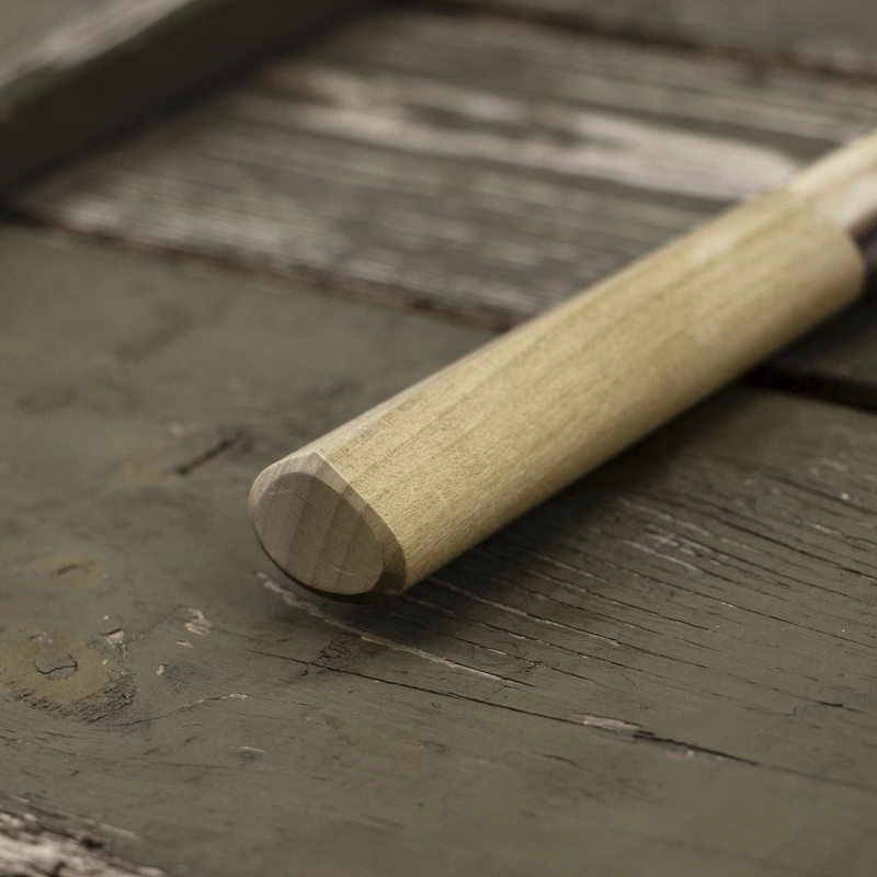 Hideo Kitaoka - Aogami#2 Satin Damascus Nóż Yanagiba 24 cm