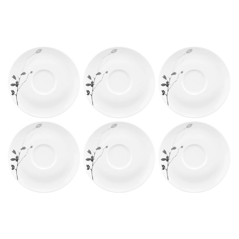 Seltmann - LIBERTY DARK ROSE HIP Zestaw 6 spodków 16.5 cm