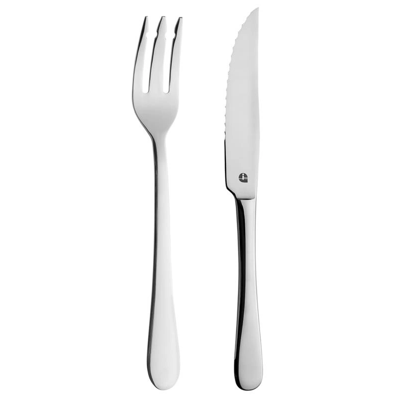 Grunwerg - Zestaw sztućcy do steków 6+6