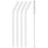 Zwilling - zestaw 4 słomek zakrzywionych białe Sorrento