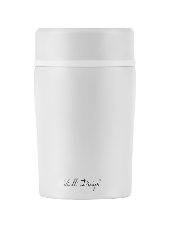 Vialli Design - Termos obiadowy 500ml FUORI biały