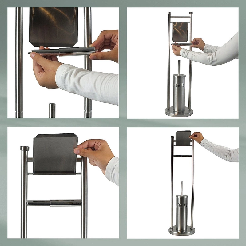 Kela - Stojak WC +szczotka toaletowa stalowy Swing