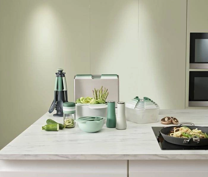 Joseph Joseph - Zestaw 5 narzędzi z karuzelą, Elevate™ Sage